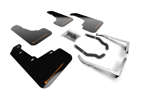 2018+ Subaru XV Crosstrek Lift/AT Black UR Mud Flap Orange Logo - MF46-LTUR-BLK/OR