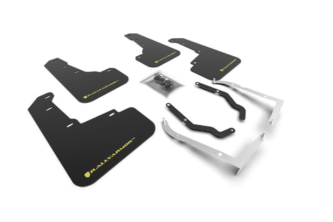 2018+ Subaru XV Crosstrek Lift/AT Black UR Mud Flap Yellow Pearl Logo - MF46-LTUR-BLK/PYP