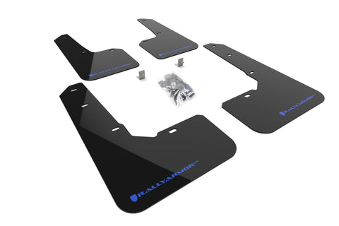 2022+ Subaru Outback Wilderness Black Mud Flap - Blue Logo