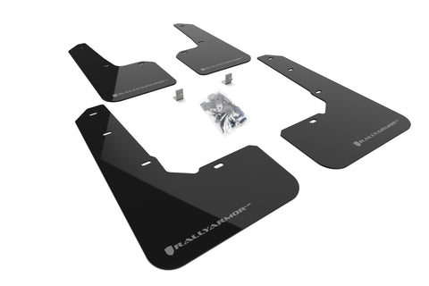 2022+ Subaru Outback Wilderness Black Mud Flap - Grey Logo
