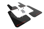 2022+ Subaru Outback Wilderness Black Mud Flap - Red Logo