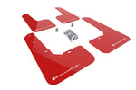 2022+ Subaru Outback Wilderness Red Mud Flap - White Logo