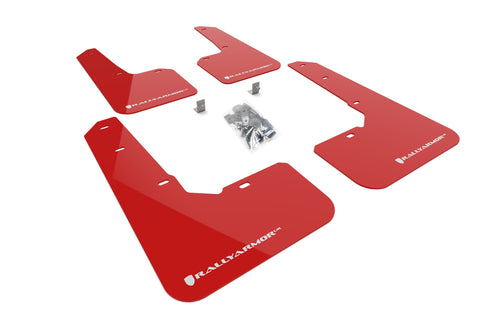 2022+ Subaru Outback Wilderness Red Mud Flap - White Logo